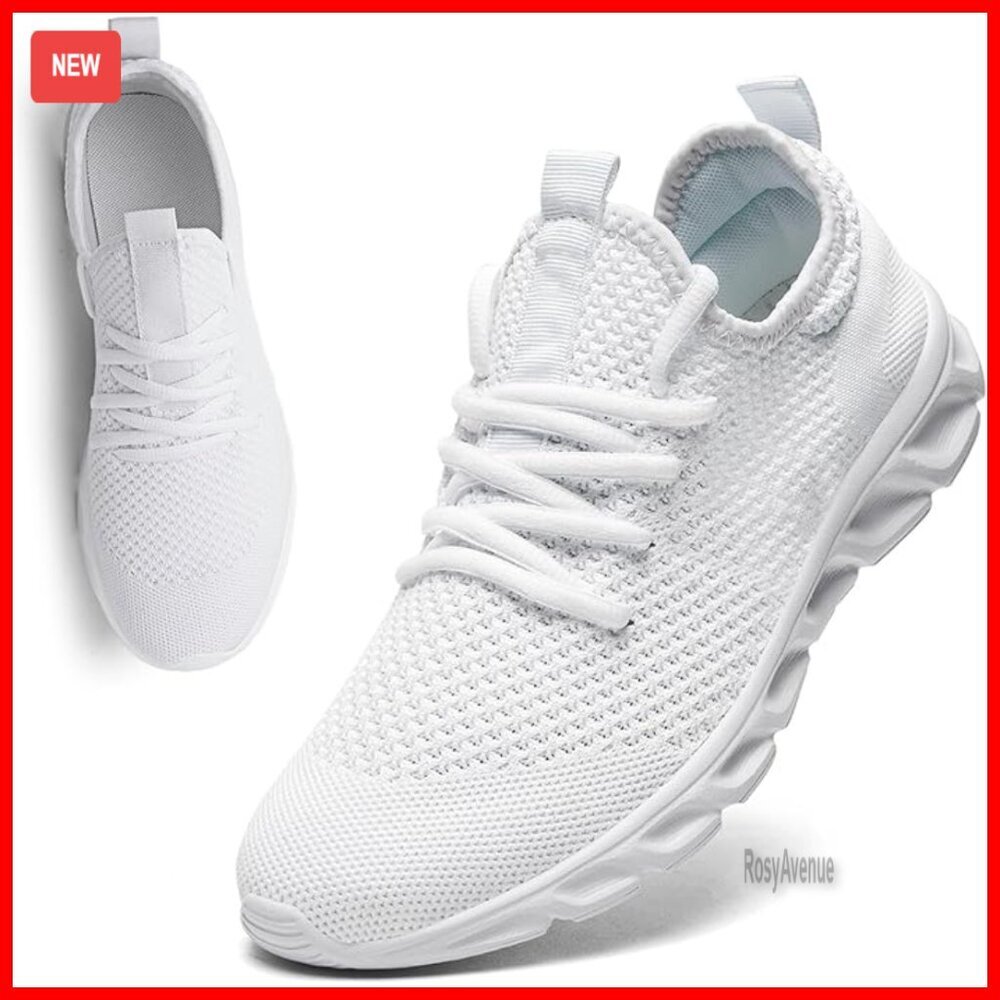 Unisex Athletic Sneakers Slip-On Design Lightweight EVA Walking Running Shoes